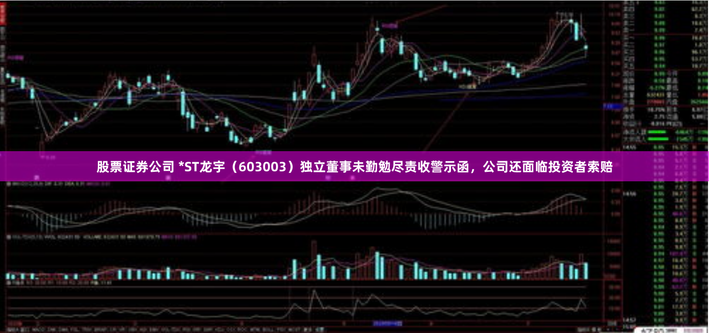 股票证券公司 *ST龙宇（603003）独立董事未勤勉尽责收警示函，公司还面临投资者索赔